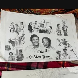 Andy Griffith lithograph